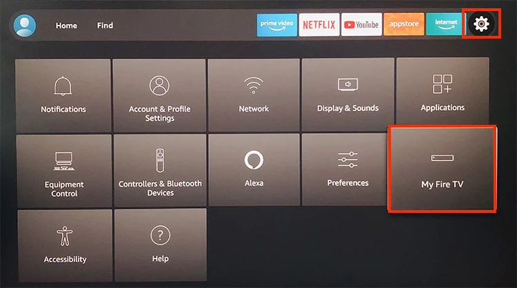 Firestick Settings My Fire TV 1